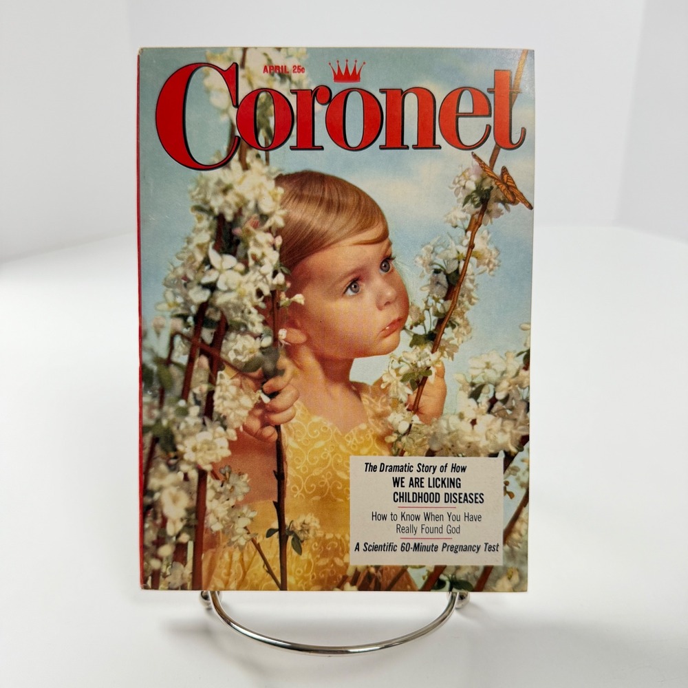 Vintage Coronet Magazine‎ April 1956 Child Disease Rock Hudson